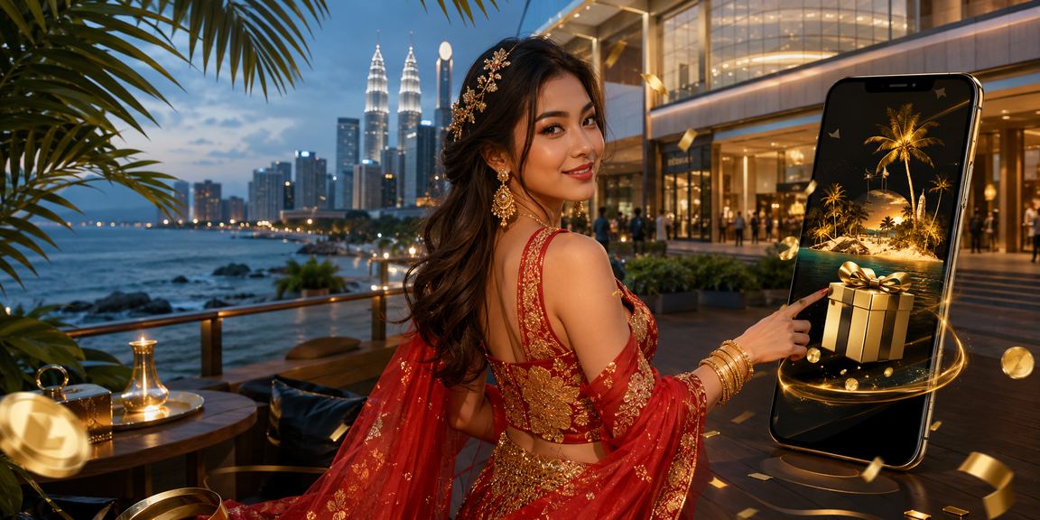 Pengguna membuat deposit bonus di platform kasino Kuala Lumpur dengan telefon mudah alih