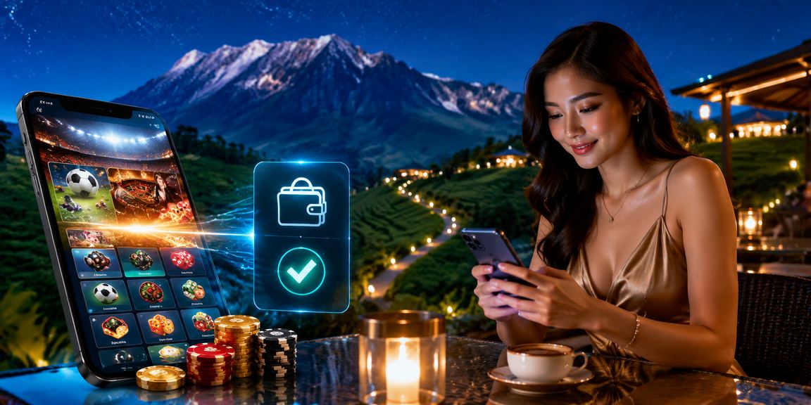 Pengguna bermain kasino mudah alih di Sabah dengan telefon pintar